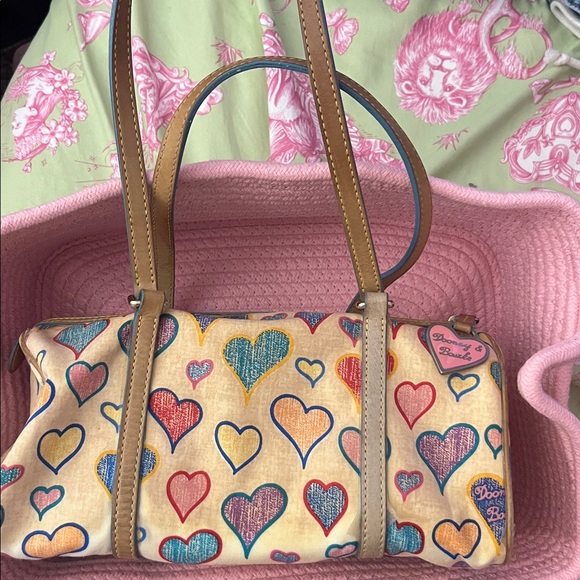 Dooney & Bourke Heart Pattern Purse and Wallet - Picture 2 of 9